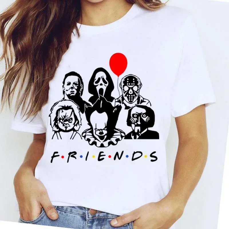 Friends TV Show T Shirt Funny T Shirt Graphic Harajuku T-shirt Fashion Tshirt Vintage Top Female Tv show for Party