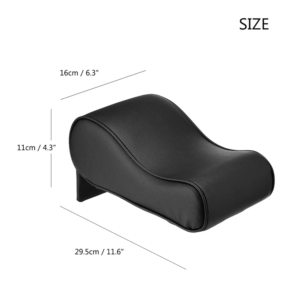 Universal Car Center Console Cushion Auto Armrest Pad Rest Pillow Mat (Black) car armrest cushion