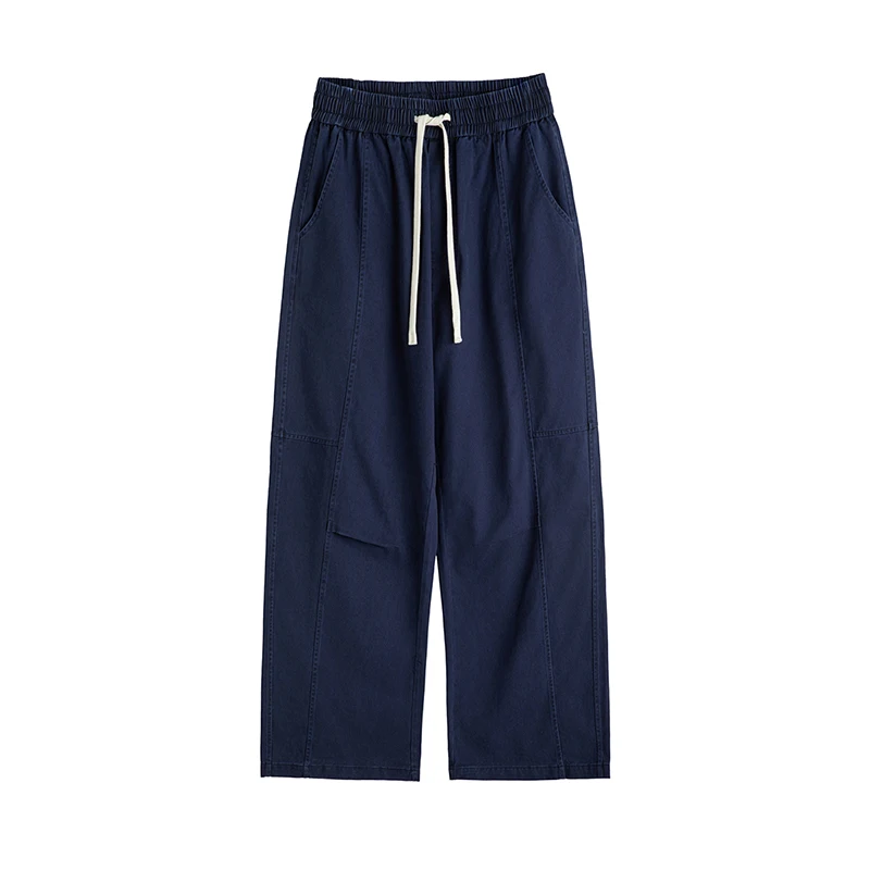 

Men's Cycling Trousers Fashionable Sporty Simple Wide-leg Pants Men Outdoor Casual Spring and Autumn New Loose Straight-leg Pant