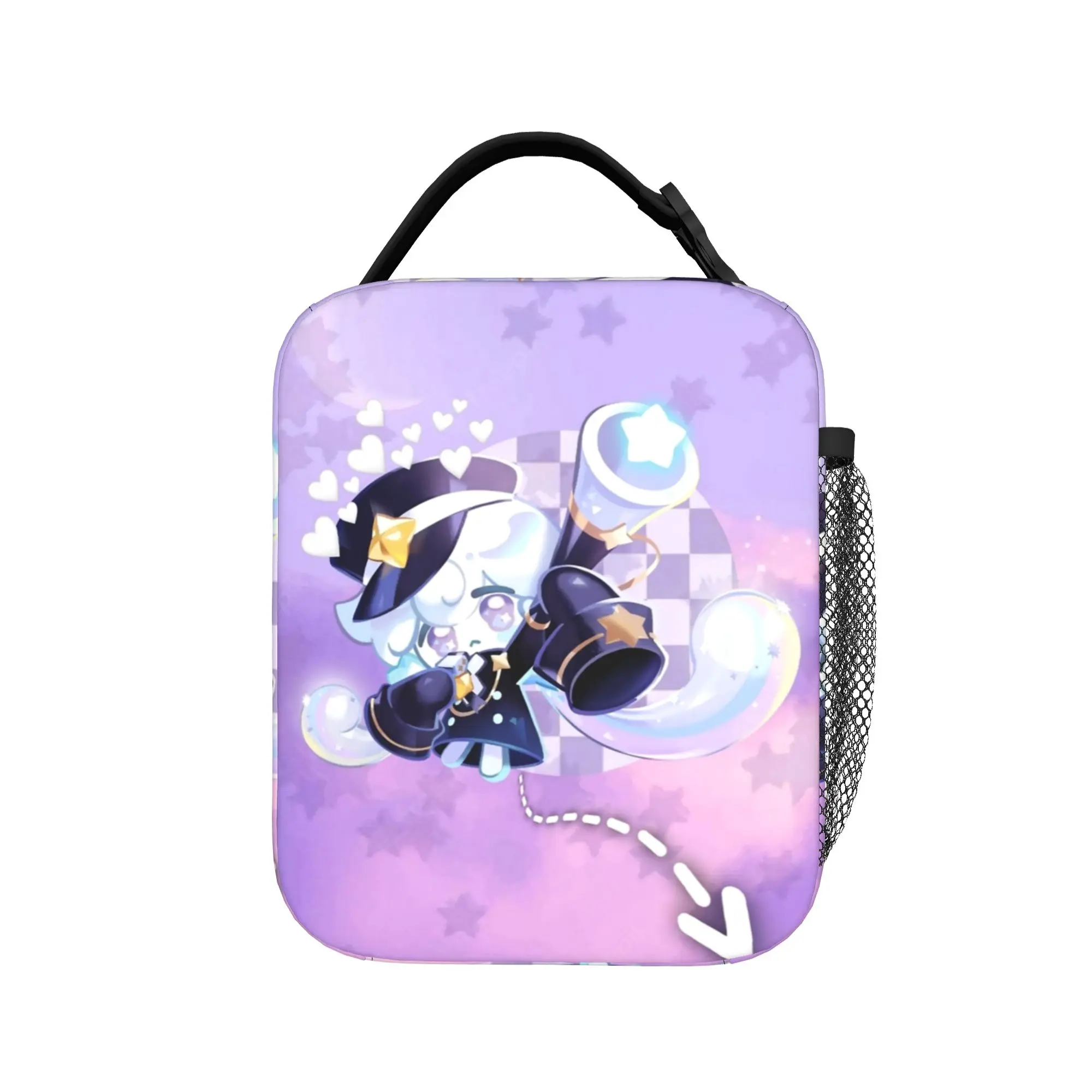 Milky Way Cookie Insulated Lunch Bags Leakproof Cookie Run Kingdom Meal Container Thermal Bag Tote Lunch Box Office  Travel