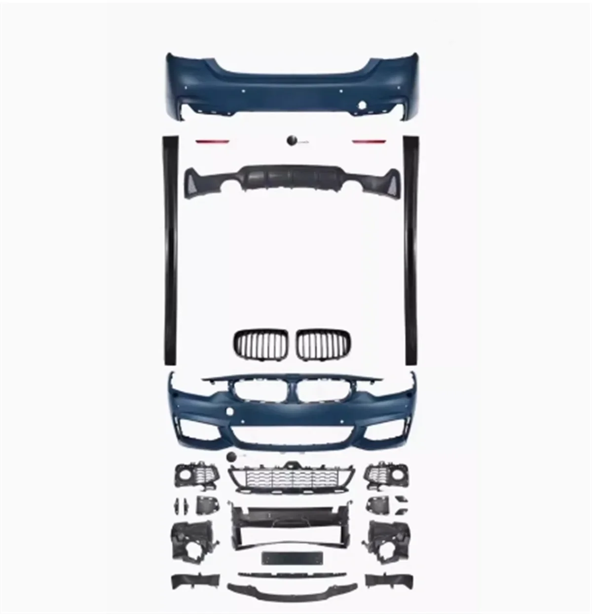 

Car Front Rear bumper surround Body kit for BMW F32 F33 F36 14-19 Side skirt fog light frame