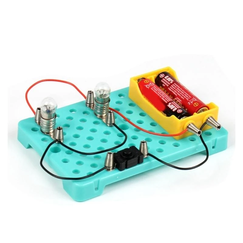 Educational Circuit Experiment Set Hands On Assembly Series and Parallel Circuits Components for Teaching Demonstration K1KF