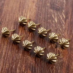 100pcs 11*17mm Antique Bronze Upholstery Nails Jewelry Chest Box Gift Wine Wooden Case Sofa Decorative Tack Stud Pushpin