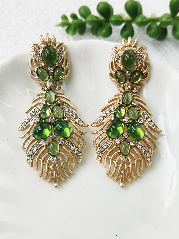 

Exaggerated Ethnic Sle een Faion Earrings Large Size Celebra Ele Alloy Gold Plated Women's Jewelry Accories