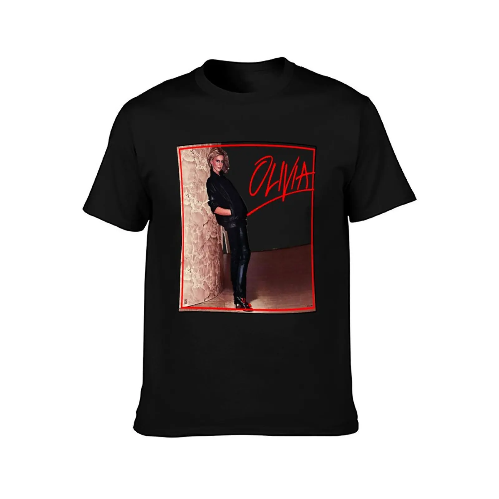 Love Funny Man Olivia Newton Actress Businessman John Dancer Day Gift for T-Shirt Casual All Match Tee Shirt for Men T-Shirt