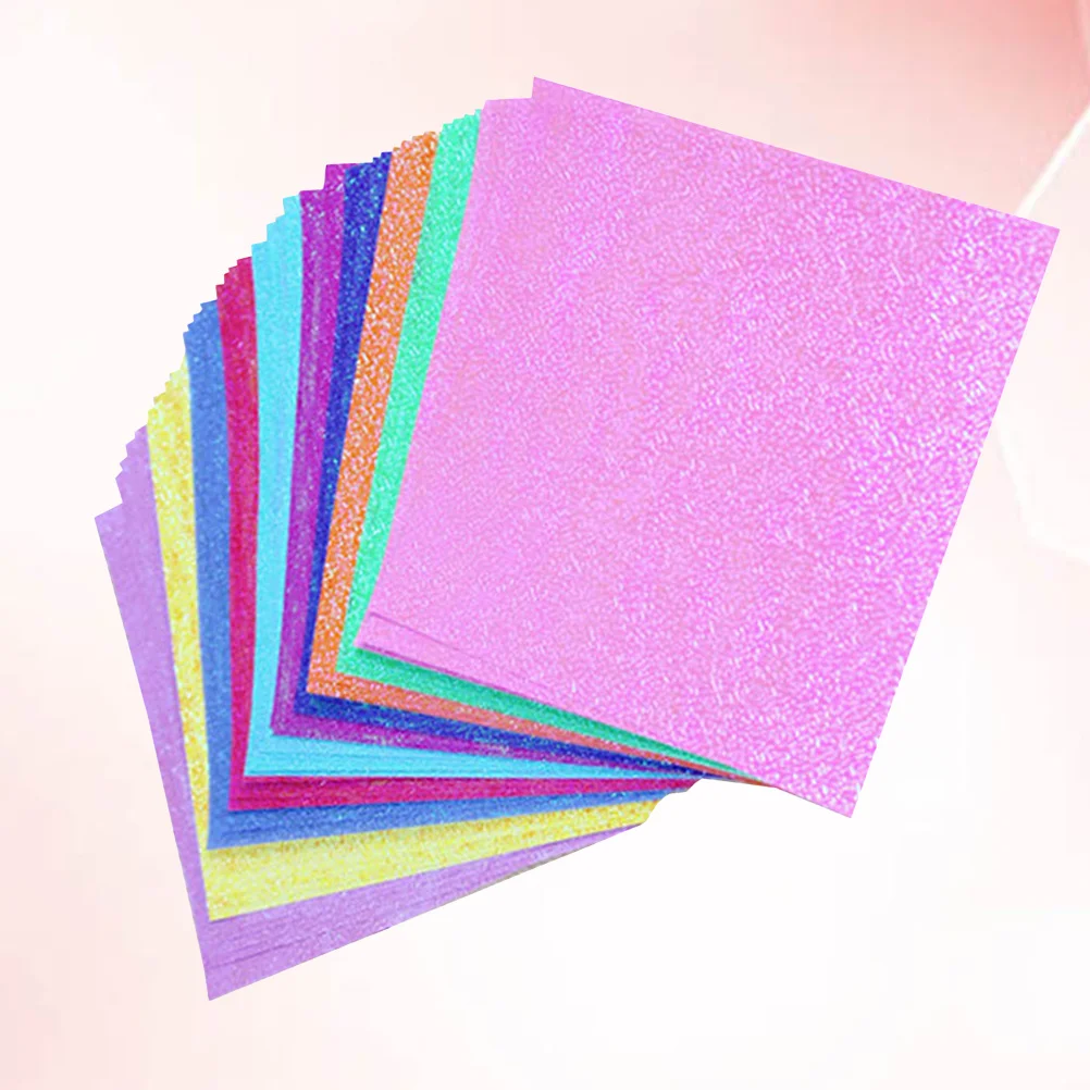 100 قطعة 2 مجموعات 25X25 سنتيمتر مبهرج اوريغامي ورقة بيرليسسينت الحرفية ورقة Diy بها بنفسك المشاريع الفنية لامع اليدوية ورقة ديكور #2
