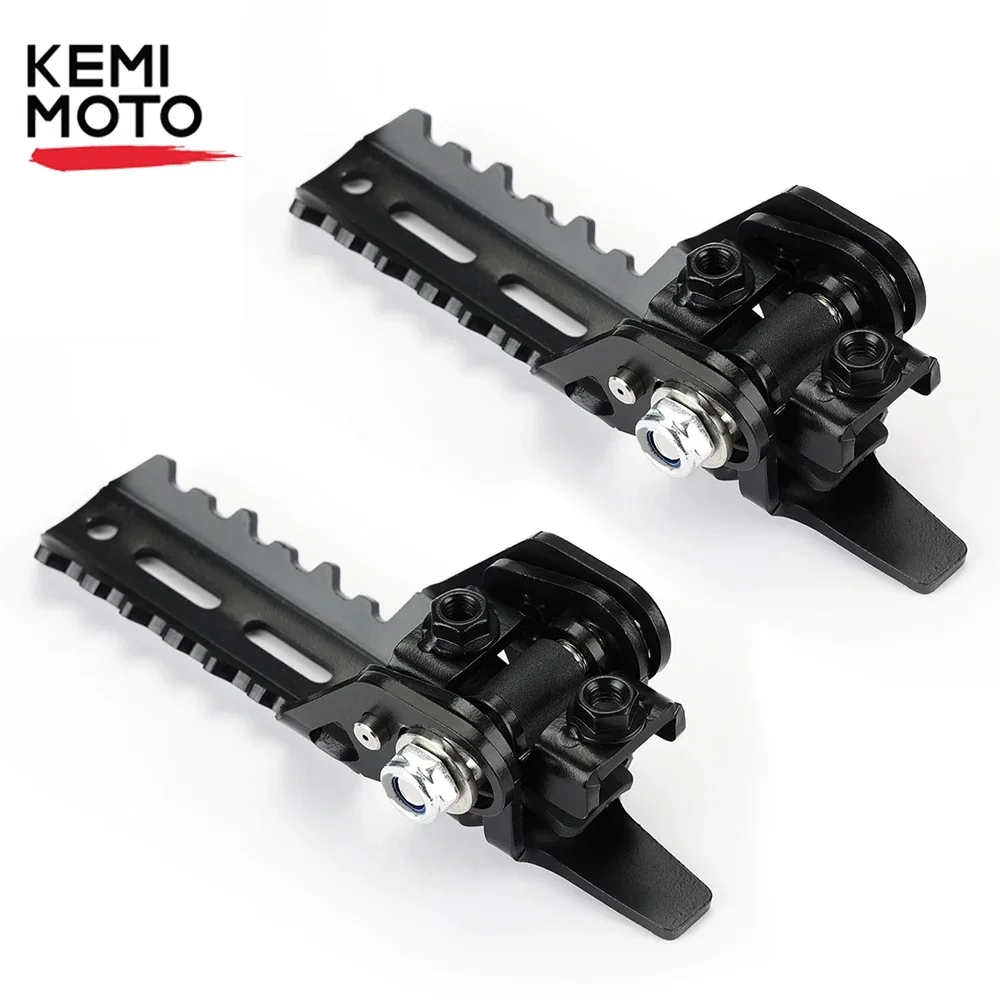 

For BMW R1200GS Motorcycle Front Foot Pegs Folding Footrests Clamps 25mm Foot Rests Equipments KEMiMOTO Guard Bar Pedal