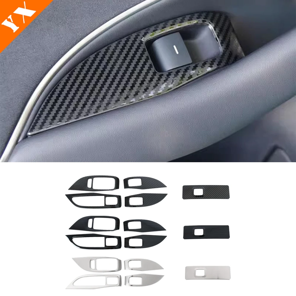 

For xiaomi SU7 Pro MAX Accessories 2024 Car Door Armrest Window Trim Glass Lift Switch Cover Decoration Tail Door Switch Panel