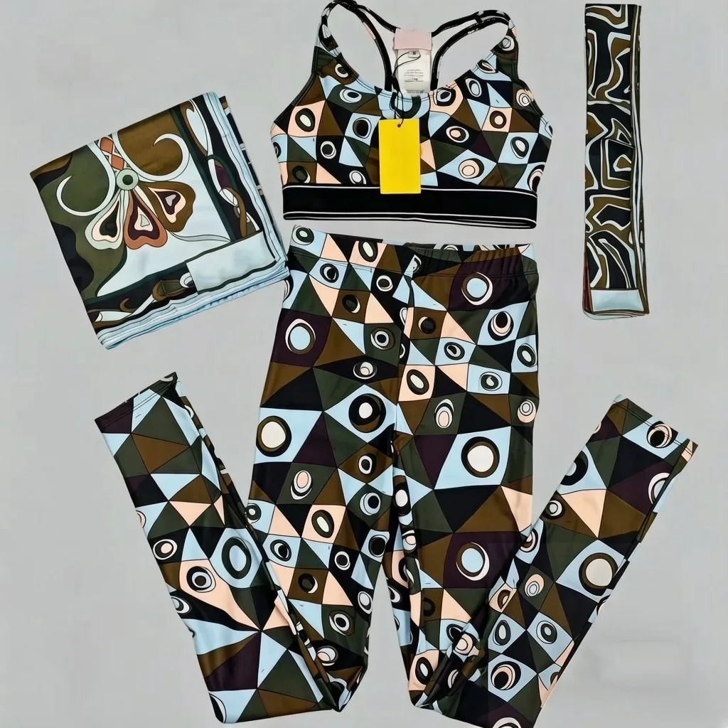 ribbonscarf yoga set