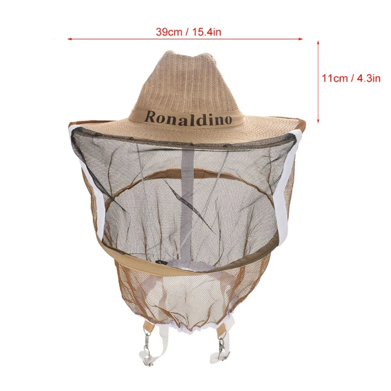 Bee protection hat Bee protection hat Beekeeping Beekeeper Hat Garden Guard Anti Mosquito Bee Insect Bug Face Head Veil view 5