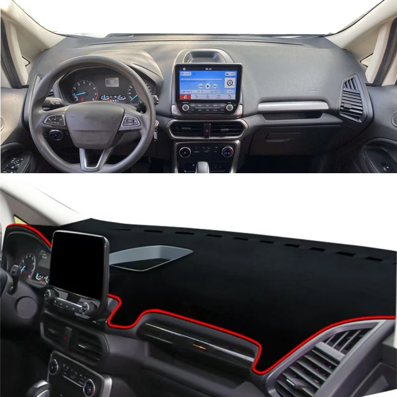 

For Ford EcoSport BK ST-Line 2018 2019 2020 2021 2022 Car Dashboard Cover Sunshade Mat Pad Dash Board Protect Carpet Accessories