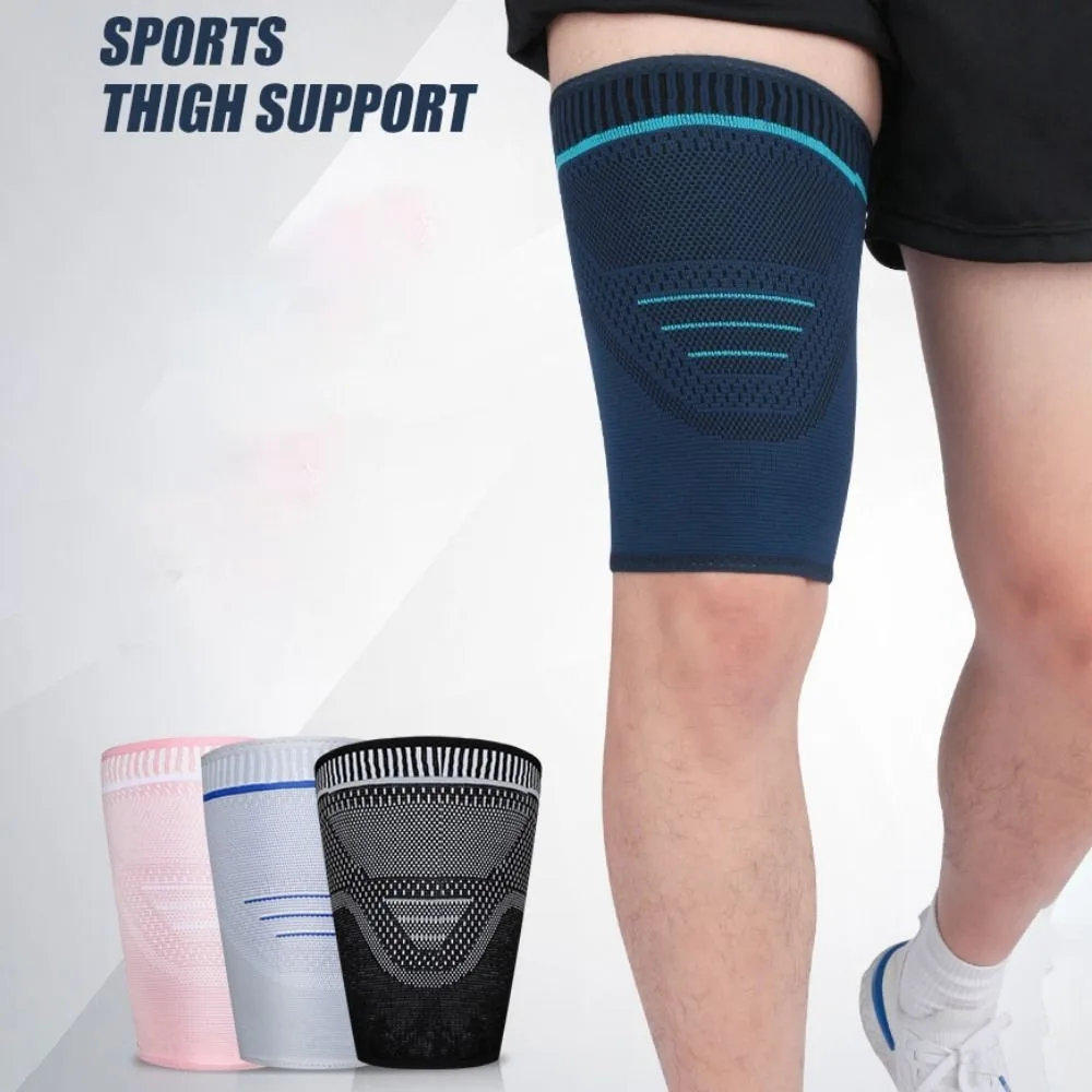 

New Nylon Thigh Protection Sleeve Compression Elastic Muscle Brace Anti-Chafing Bandage Protector Men Women