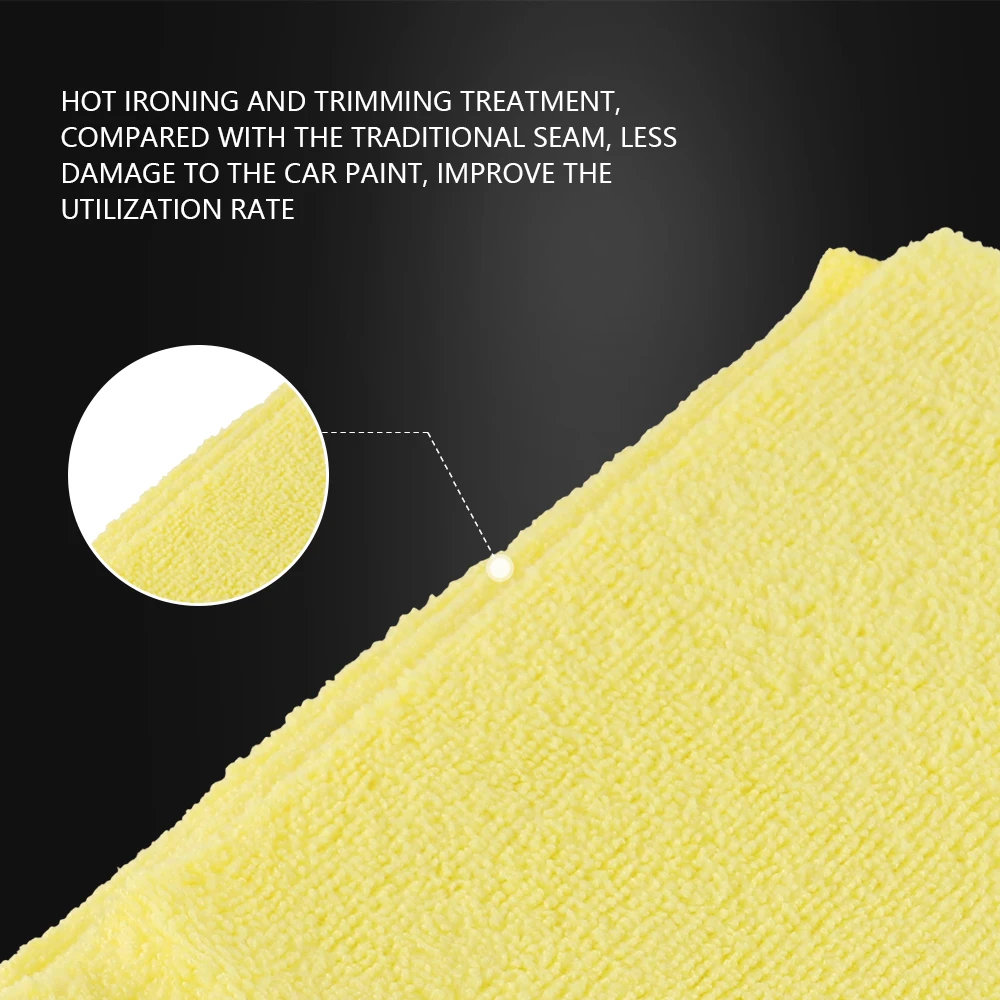 SPTA GSM320 Microfiber Edgeless Coating Towel Car Washing TowelCar Care Cloth Auto Cleaning Drying Cloth