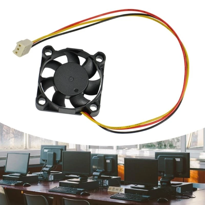 652F 4010 40x40x10 Cooling Fan 3Pin Connector 12V Brushless Fan for 3D Printers and Mini Electronics