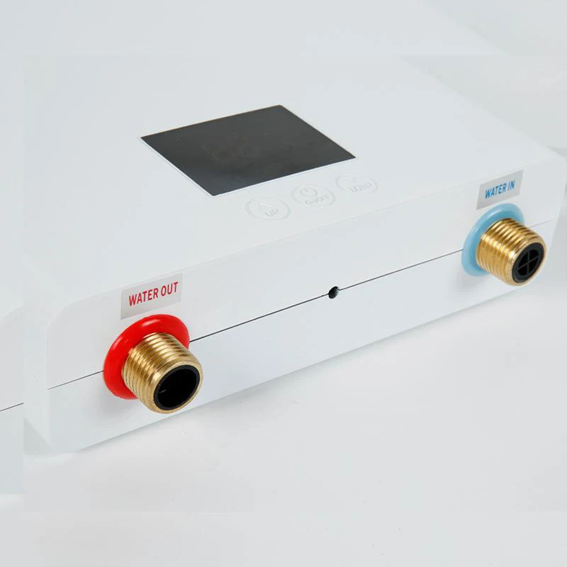 5500W Durchlauferhitzer Badezimmer Küche Wand Montiert Elektrische Wasser Heizung LCD Temperatur Display mit Fernbedienung