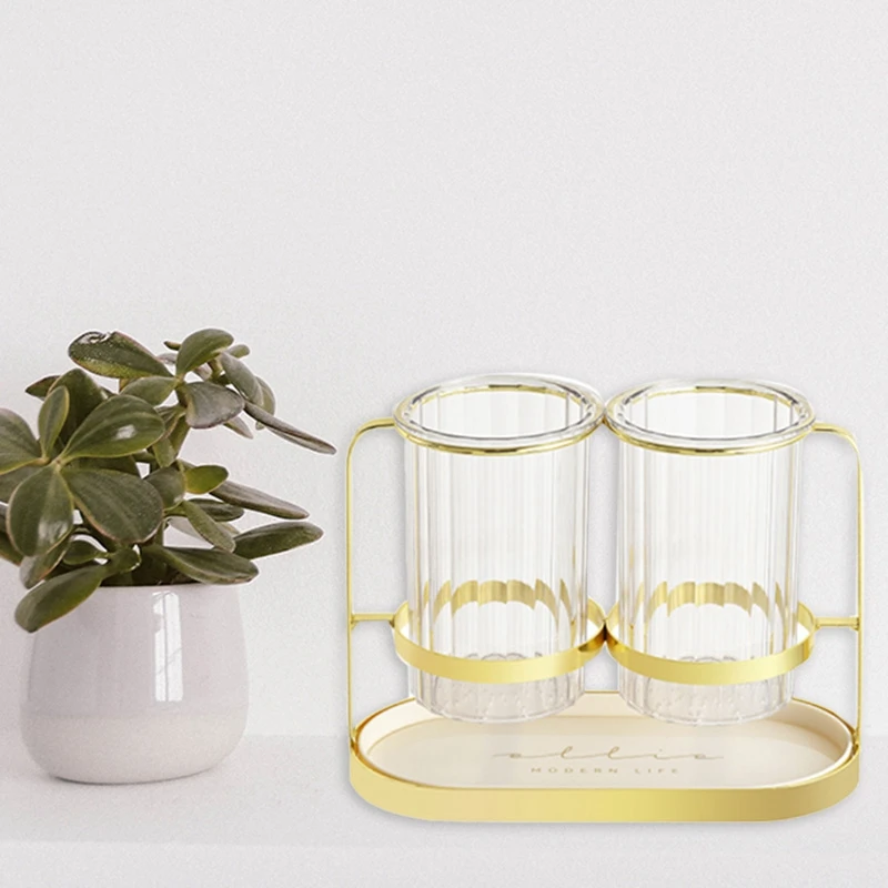 Dreno De Tubo De Pauzinhos De Luxo Leve, Rack De Armazenamento De Garfo De Talheres, Gaiola De Dupla Camada