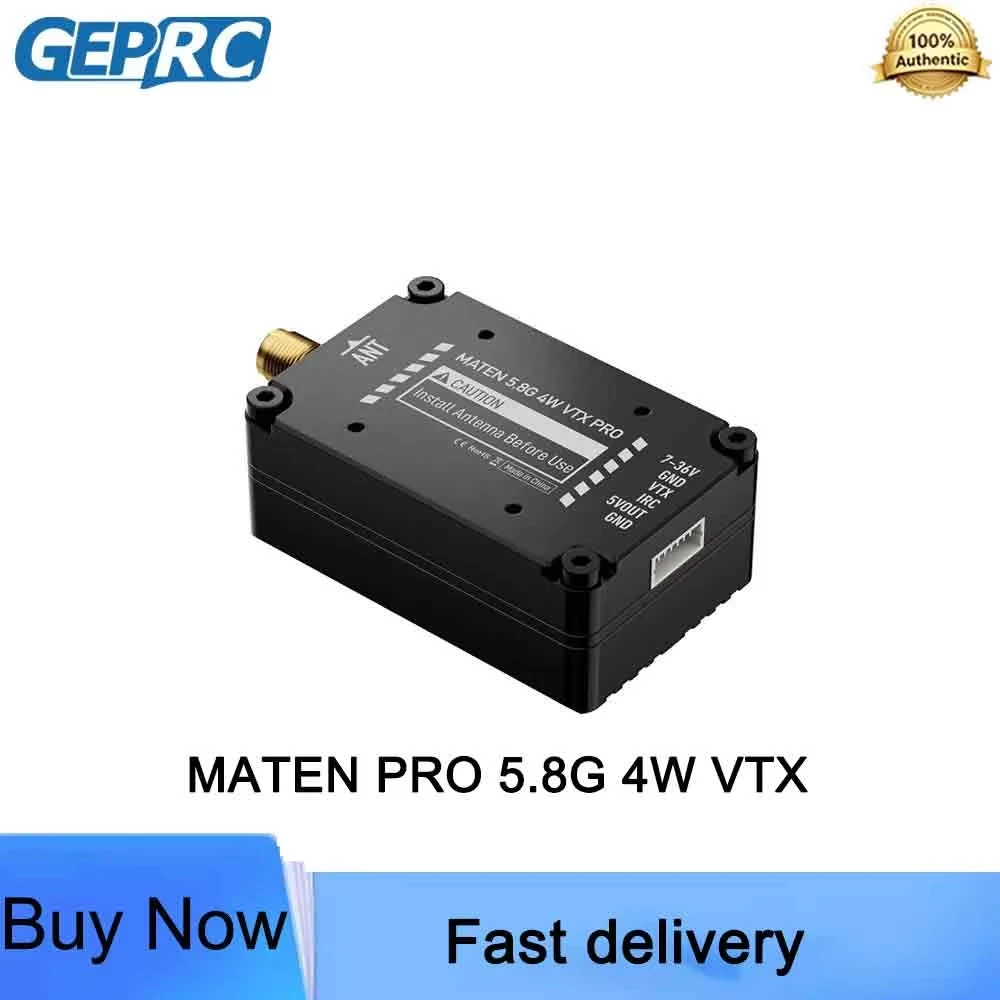 GEPRC MATEN PRO 5.8G 4W VTX Module, Long Range FPV Video Transmitter, RC Quadcopter FPV Drone Replacement Accessories