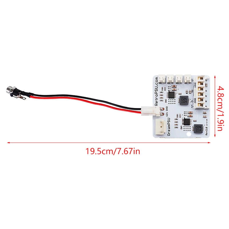 1Set Power Supply Board Plug Replacement Kit For Sega DreamCast Game Console Dream PSU Rev2.0 12V Version Gamer