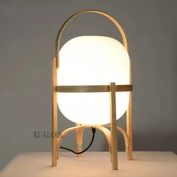 Modern Wood Art Simple Led Table Lamp Living Room Study Bedroom Bedside Lamp Home Deco Desk Lamp Student Dormitory Light Fixture