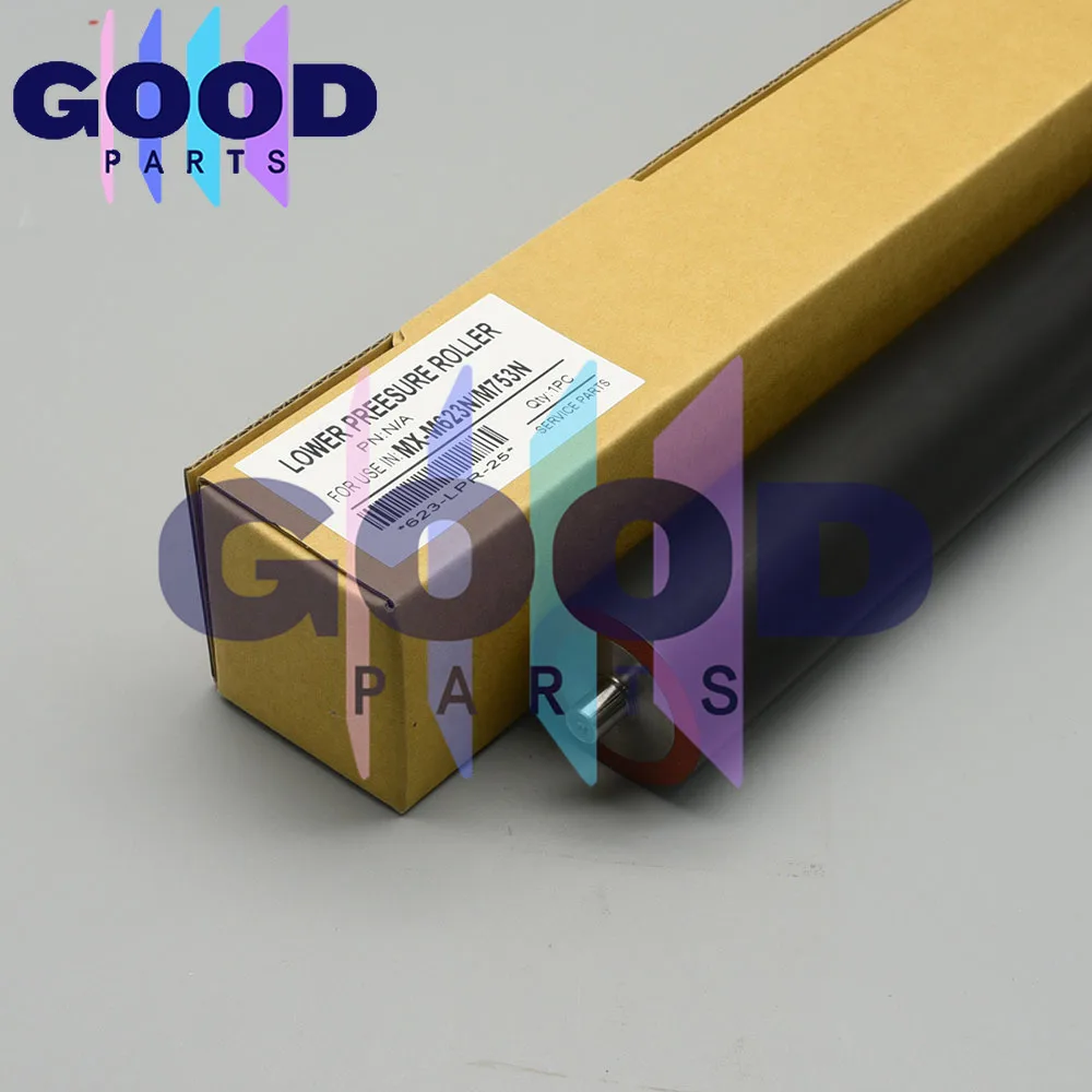 1PC Lower Fuser Pressure Roller compatible for Sharp MX 623 753 Compatible MX623 MX753 Copier Spare Parts