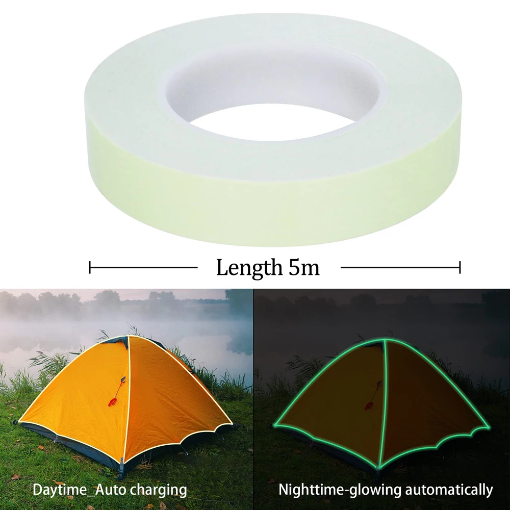 

Self-Adhesive Safety Warning Sticker Waterproof Glow in The Dark Luminous Tape For Night Decorations