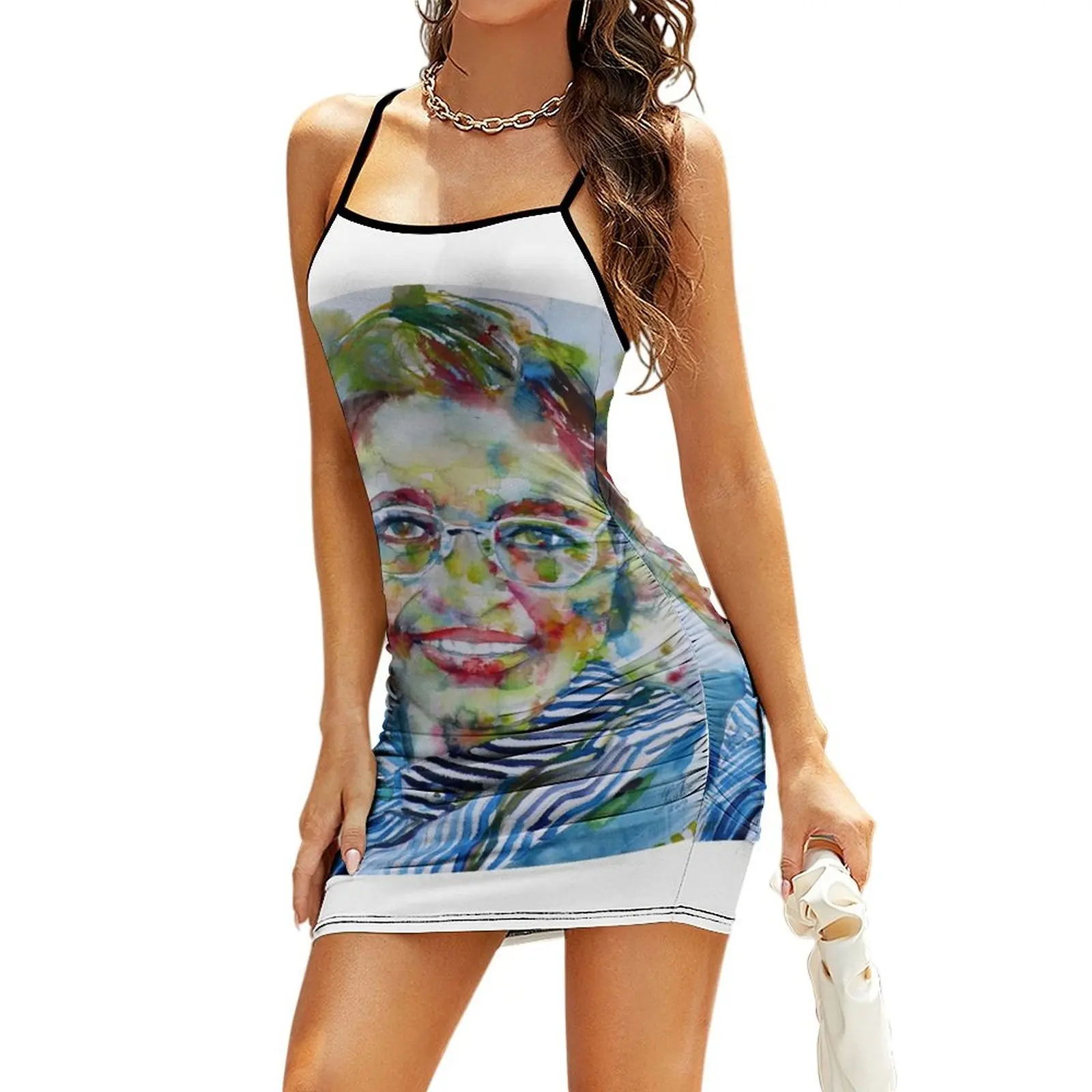 

ROSA PARKS - watercolor.2 Sling Dress dress party night summer women's suit dress dresses