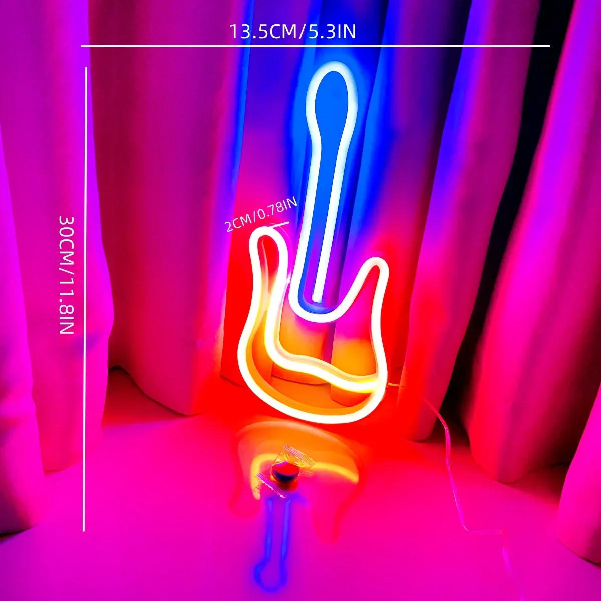 LED Bright Neon Light Night Guitar Beer Music Sign Modeling Lamp Room Wall  Bar Art Decoration Wholesale Xmas Birthday Wedding