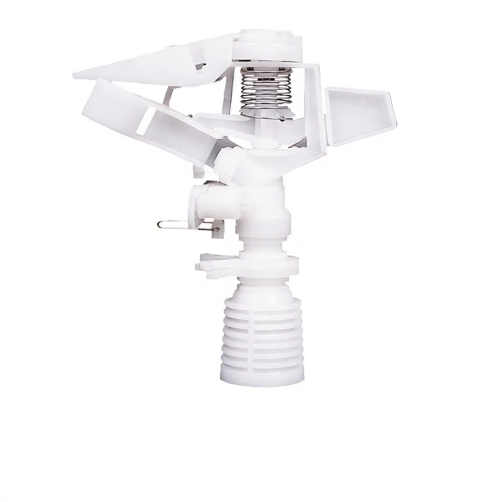 Adjustable Agricultural Sprinkler Rocker Nozzle Garden Irrigation Device Automatic Rotating Lawn Watering System Tool