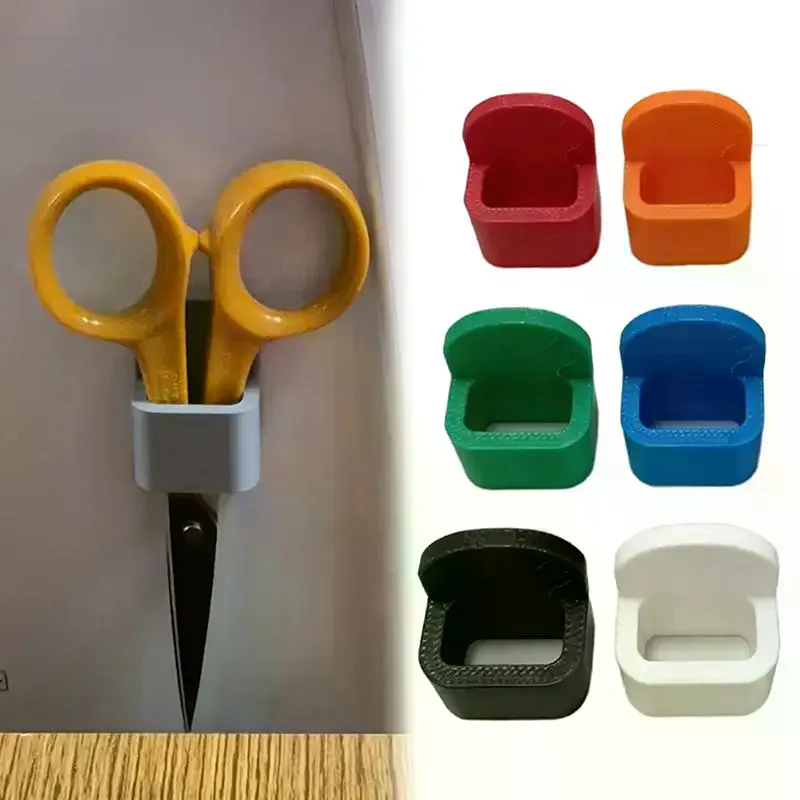 Sewing Scissor Storage Box with Adhesive Easy Mount Organizer for Sewing Machine Accessories Perfect for Small Craft Rooms