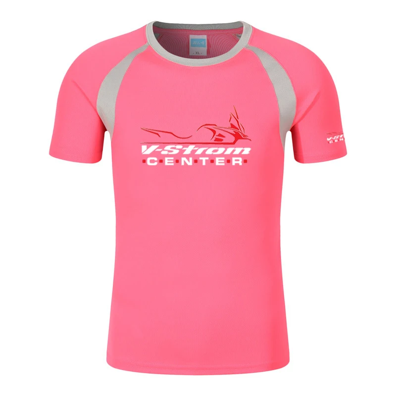 V strom Dl1000 Dl650 Adventure Motorcycle 2022 Men\'s New Summer Raglan Sleeve T-shirt Short-sleeve Round Neck Cotton Casual Tops