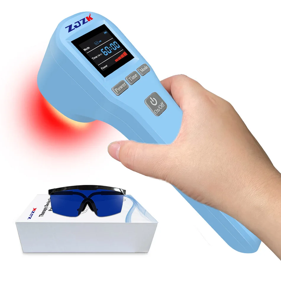 Low Level Laser Therapy Unit Laser Physiotherapy for Pain Injury Inflammation Rehabilitation  4×808nm 16×650nm Diodes 880mW