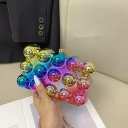 女性のための豪華なイブニングハンドバッグと財布,イブニングショルダーバッグ,アクリル,クロスオーバーボディバッグ,カクテル