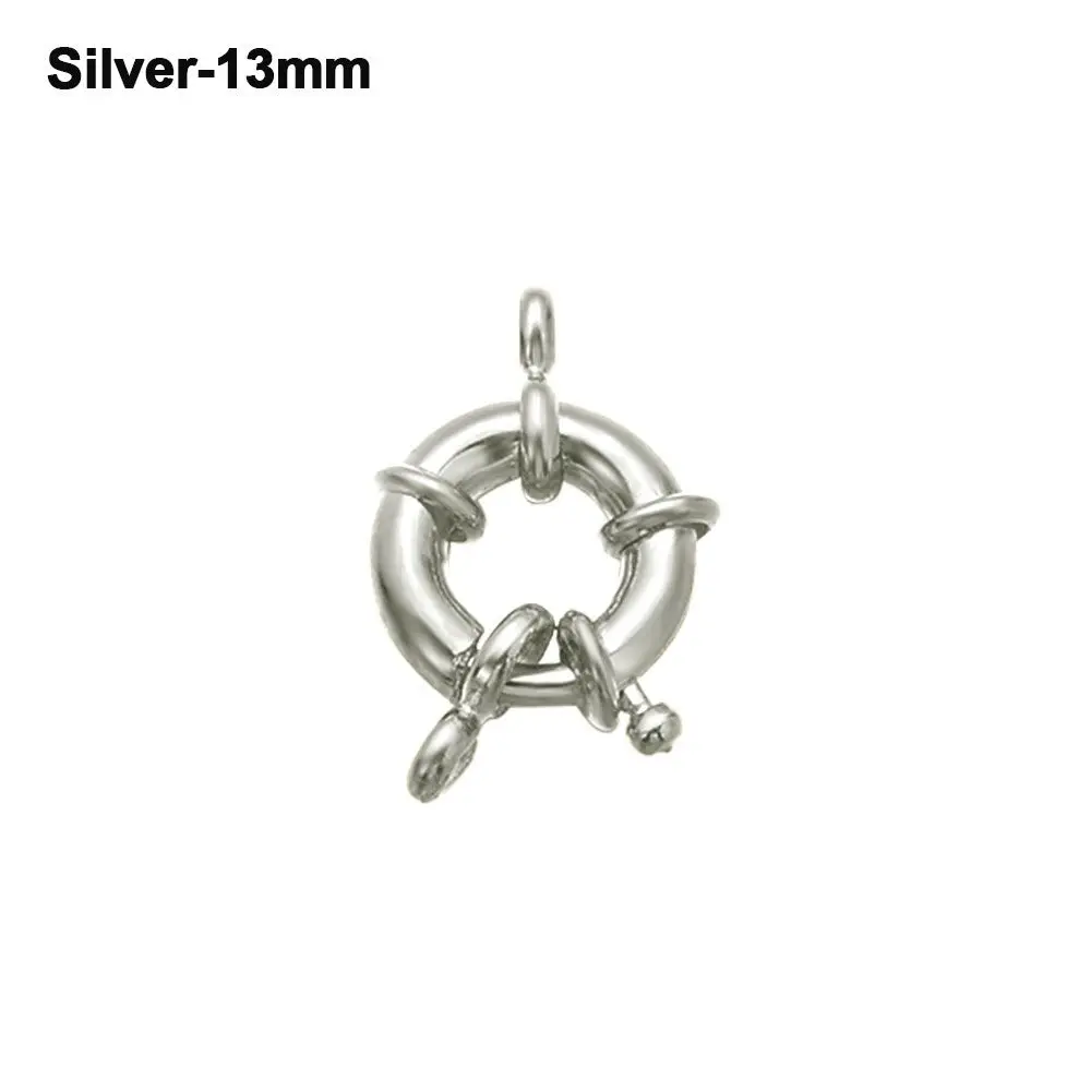 Round Handmade Accessories  DIY Chain  Buckle  Clasp Jewelry Making Jewelry Clasp