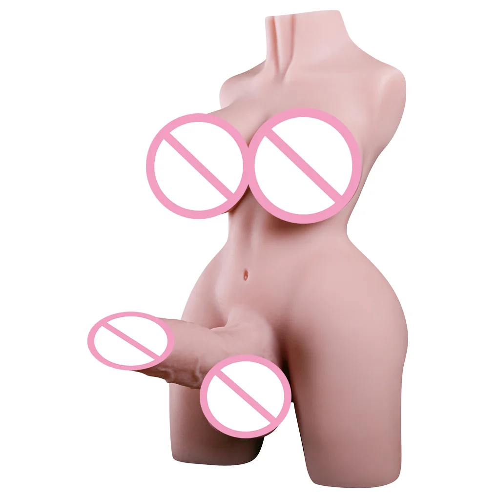 Biseksualny Femboy Onahole seks lalka tułowia seks lalka wibratory Futanari mężczyzna masturbacja pochwy sztuczna cipka podwójne kanały Anal