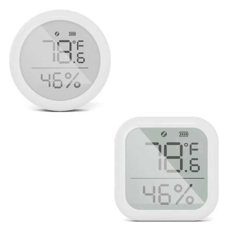 

MOES Tuya Smart ZigBee Датчик температуры и влажности Комнатный гигрометр с цифровым ЖК-дисплеем Приложение Smart Life Дистанционное управление