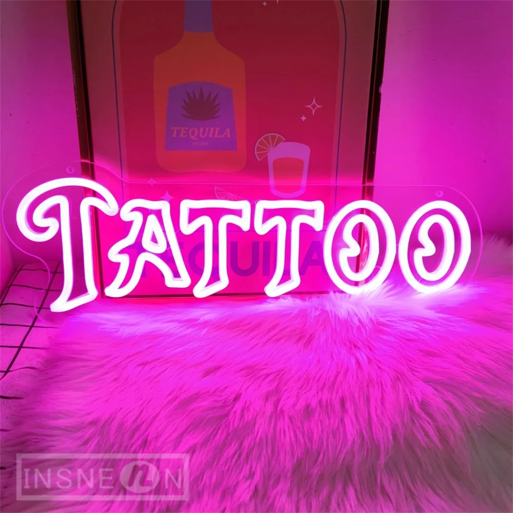 

Tattoo Led Neon Sign Light Luminous Wall Decor for Beauty Salon Tattoo Studio Bar Pub Bedroom Home Wall Art Decoration