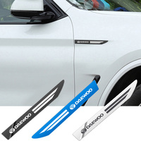 2pcs Side Wing Badge Emblem Fender Sport Car for Daewoo Espero Nexia Matiz Lanos Car Styling Accessories