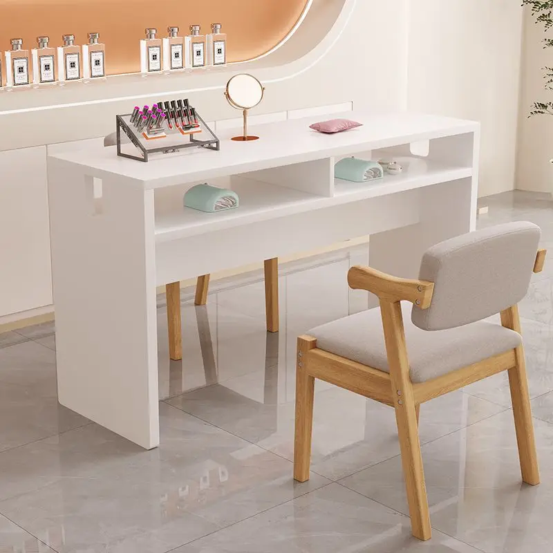 Thick salon nail table upgrade simple makeup single double table simple color popular nail table