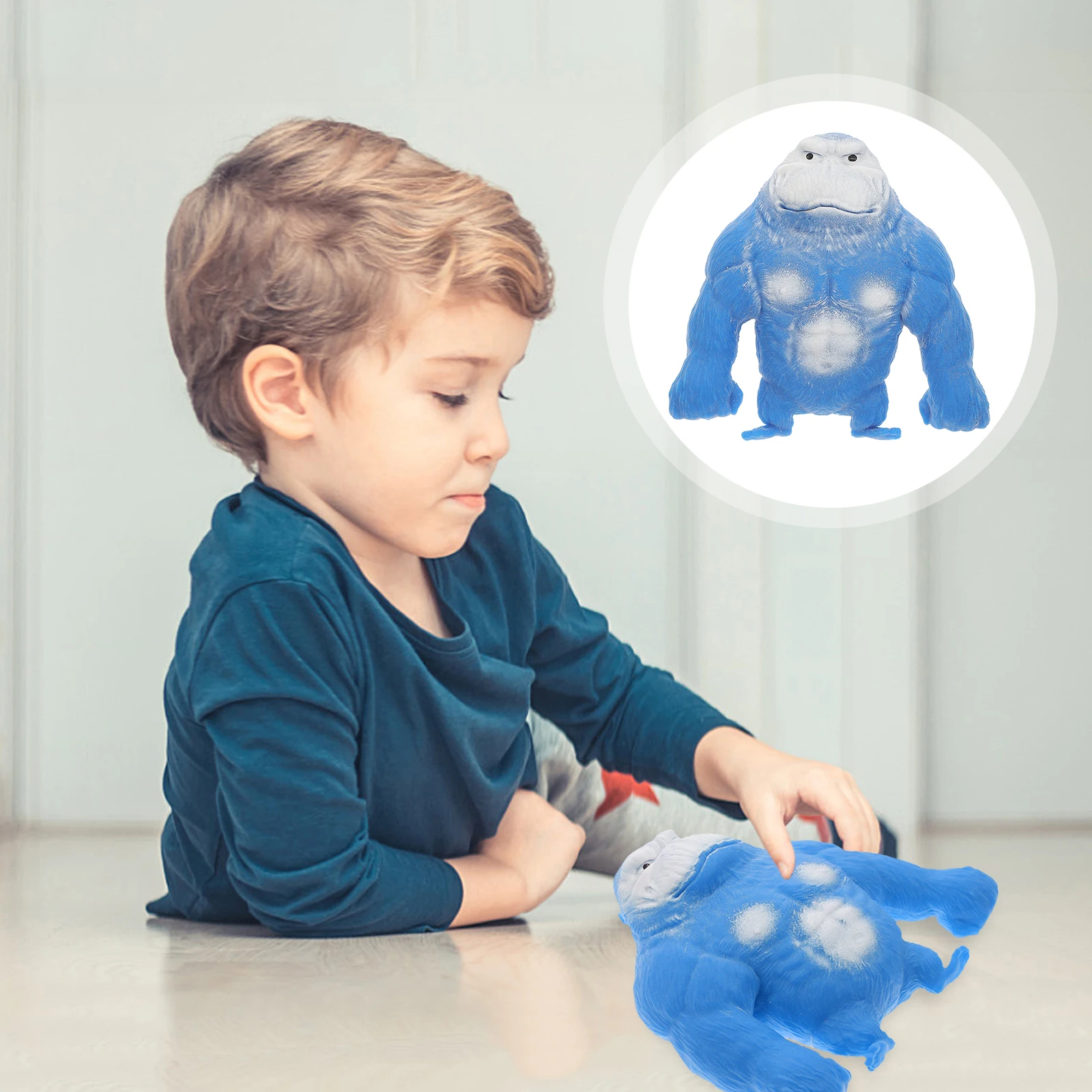 

Gorilla Stress Relief Soft Squeeze Fidget For Kids Adults Anxiety Relief Sensory Decompression Animal Figure Stretchy Tpr