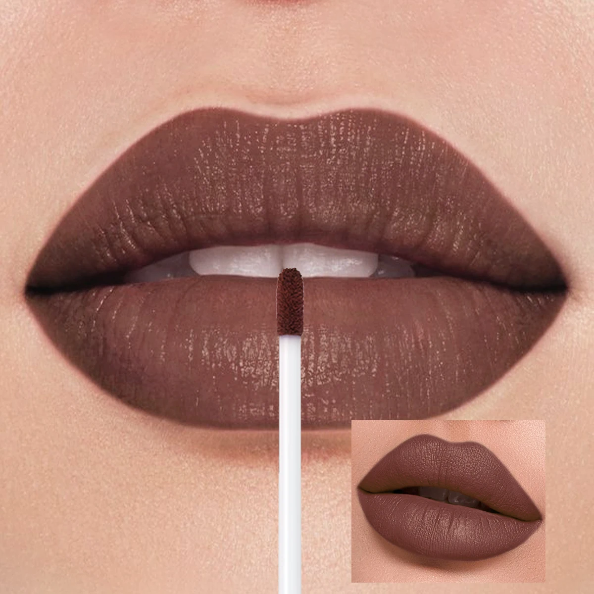 1 stuks waterdichte lipgloss, duurzaam en langdurig, niet gemakkelijk te verwijderen make-up, niet vervagen, niet plakken aan kopjes, niet vlekken
