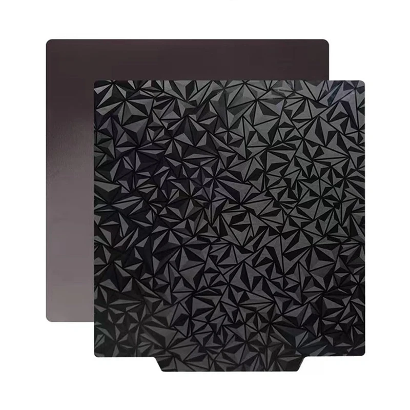 Plataforma de superficie de construcción de placa de cama PEI + PEO texturizada de doble cara AF91-220X220MM para accesorios de impresora 3D