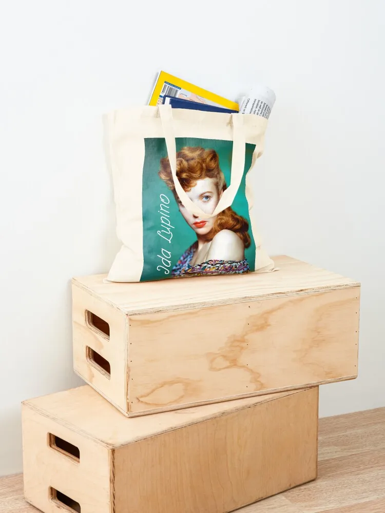 Ida Lupino Tote Bag bag for beach shopping trolley bag hand ladies woman shopping