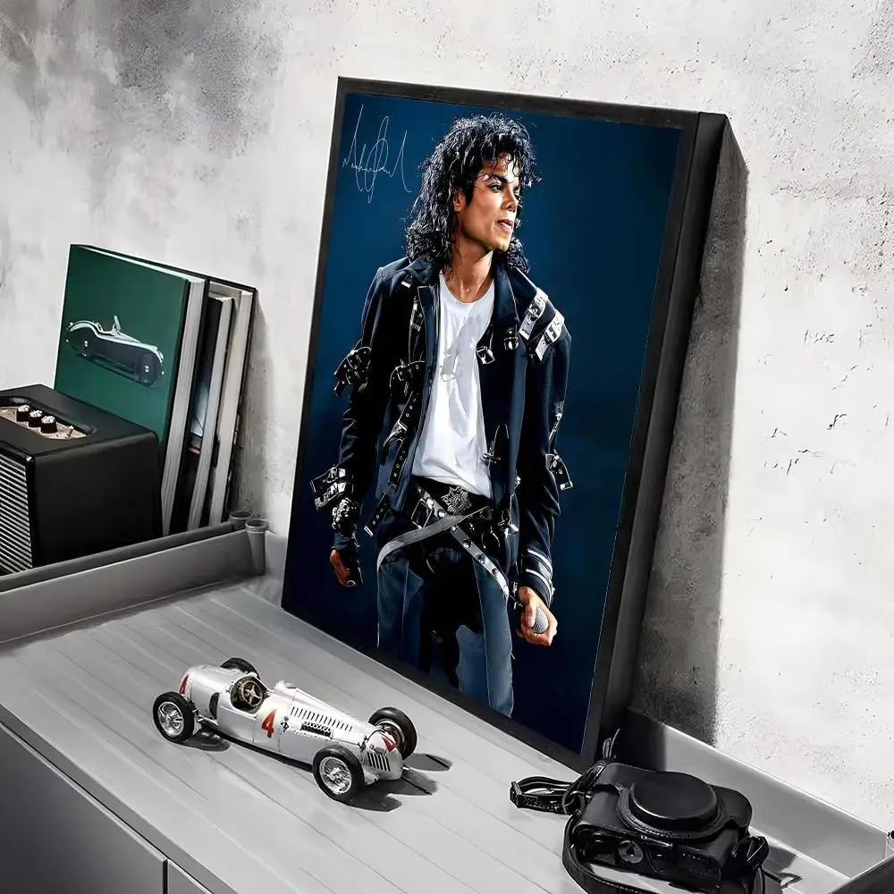 M-Michael J-Jackson Singer Poster-Aufkleber, Gemälde, Wandbild, HD-Wandaufkleber für Schlafzimmer, Wohnzimmer, Zuhause, selbstklebend, Dekor, Geschenk – Detail 21
