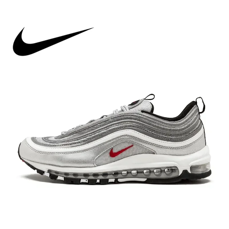 

Nike zapatillas para correr Air Max 97 OG QS para hombre, originales, auténticas, transpirables, para deportes al aire libre