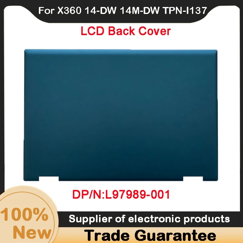 New For HP X360 14-DW 14M-DW TPN-I137 LCD Cover Back Cover/ L97989-001/Upper Case Palmrest /Bottom Base cover L96487-001 laptop