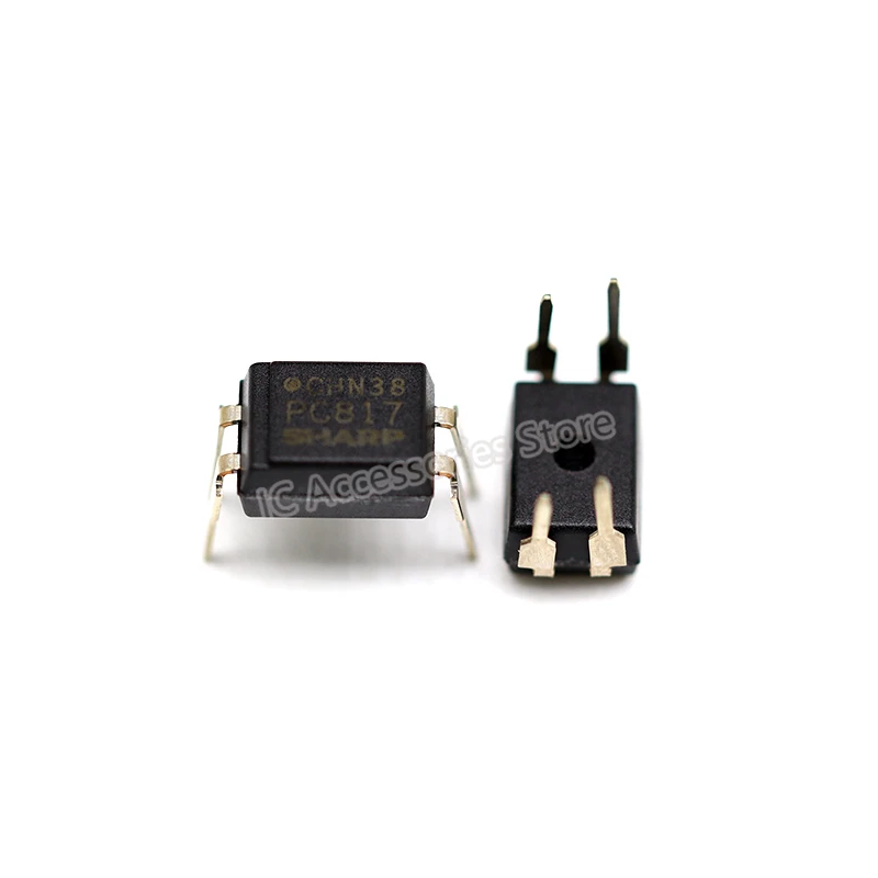 20pcs PC817C A/B/C/D gear single-channel optocoupler PC817 DIP straight plug 4 feet original genuine
