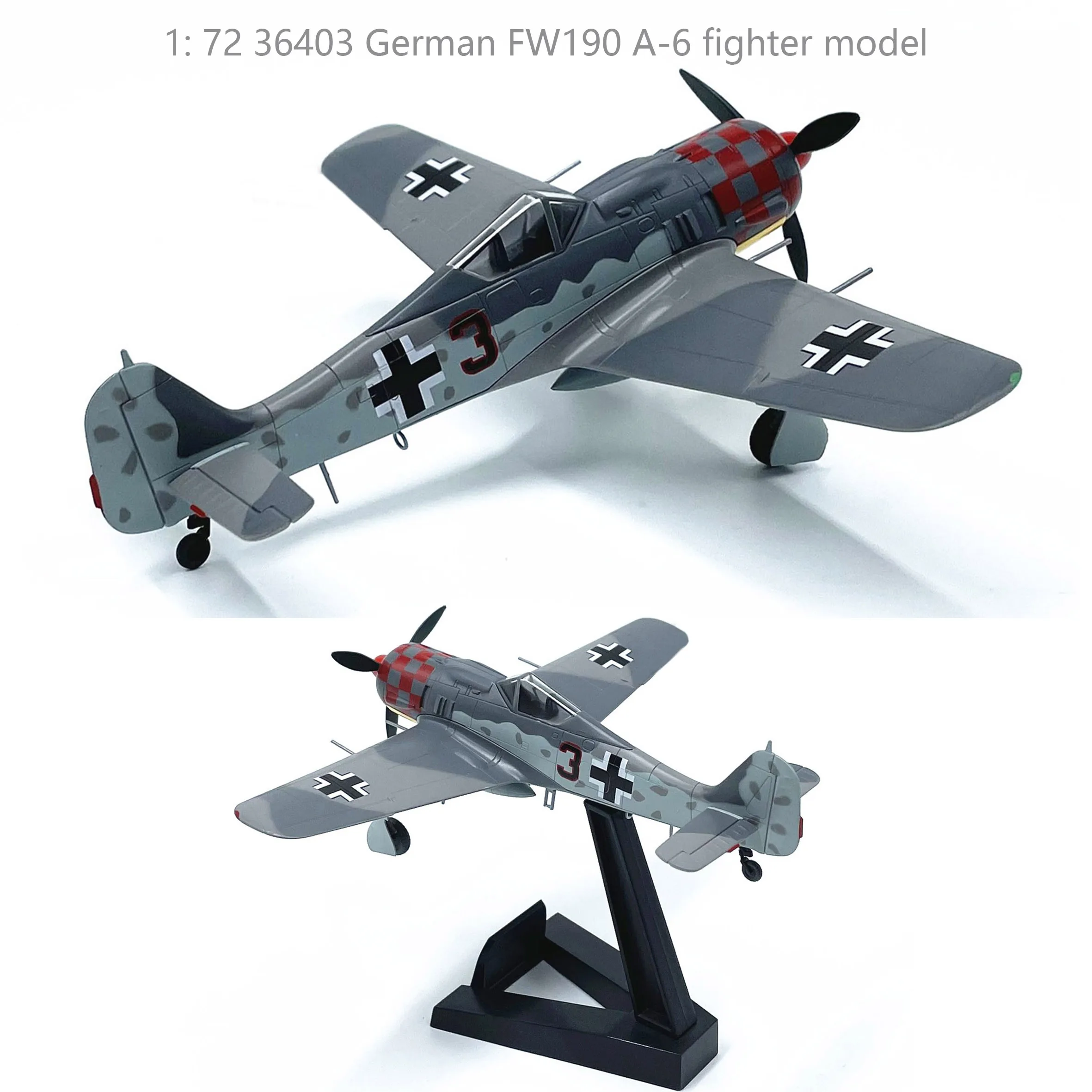 special offer 1: 72 36403 German FW190 A-6 fighter model  Finished product collection model