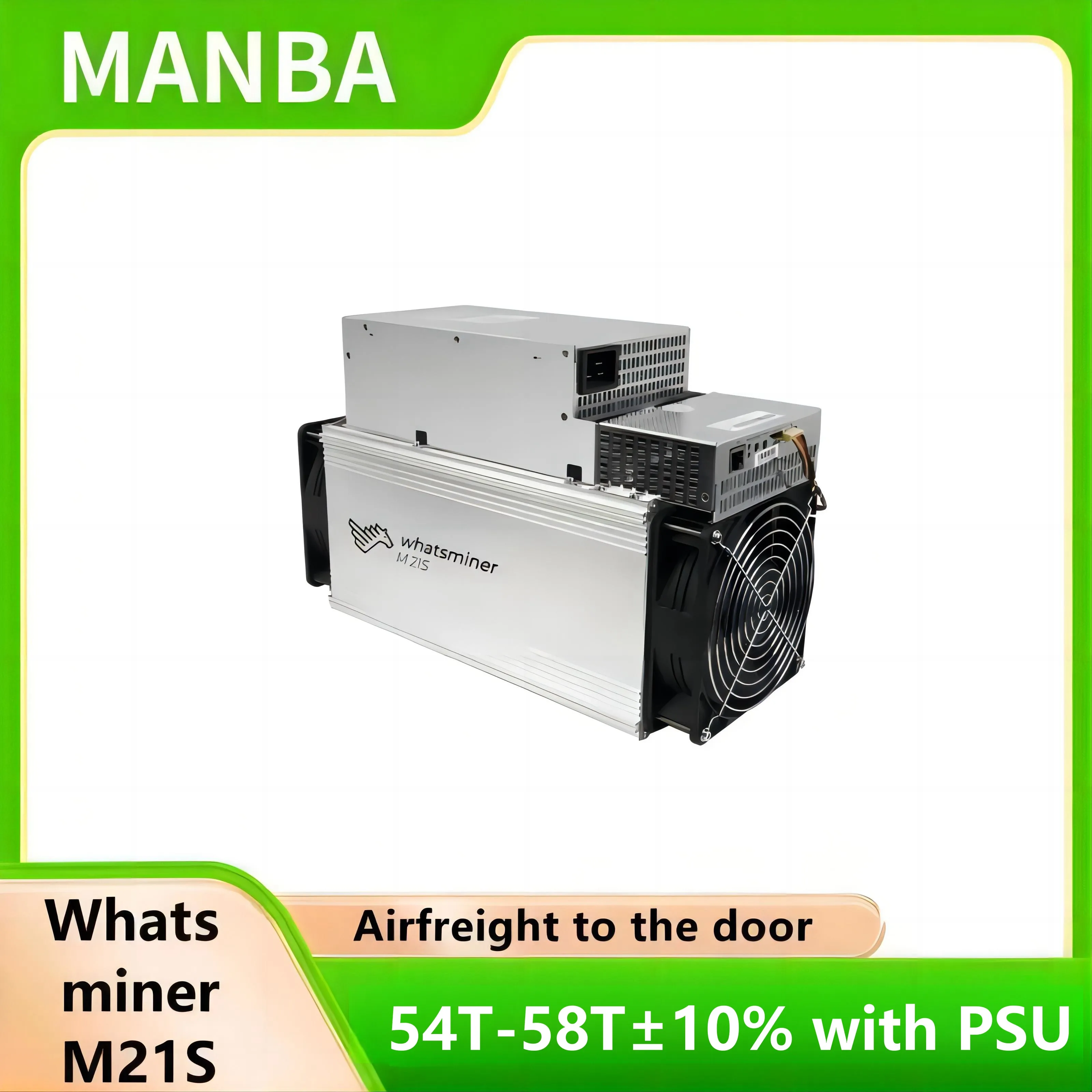 Whatsminer M21S 56T±10% Bitcoin BTC Miner Used High Hashrate Blockchain Miner Whatsminer Asic Miner M21S