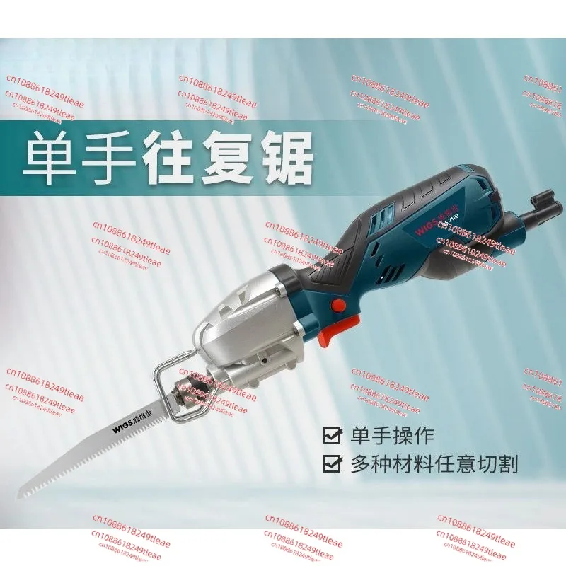 

Logging Handheld Chainsaw Metal Cutting Mini Reciprocating Saw Saber Saw One-Handed Woodworking Saw