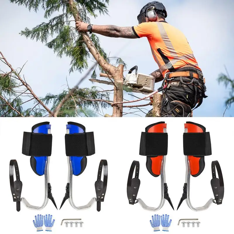 Tree Climbing Gear Kit Portable Pole Climbing Gear Tree Work Tools Climbing Equipment Heavy Duty Palm Tree Climbing Equipment